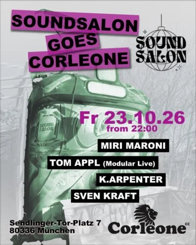 Flyer: Soundsalon goes Corleone Flyer: Soundsalon goes Corleone