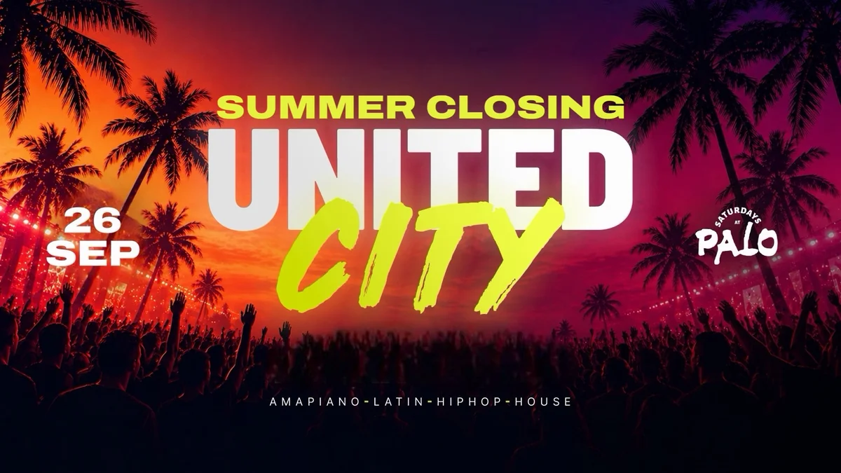 Flyer: UNITED CITY - SUMMER CLOSING Flyer: UNITED CITY - SUMMER CLOSING