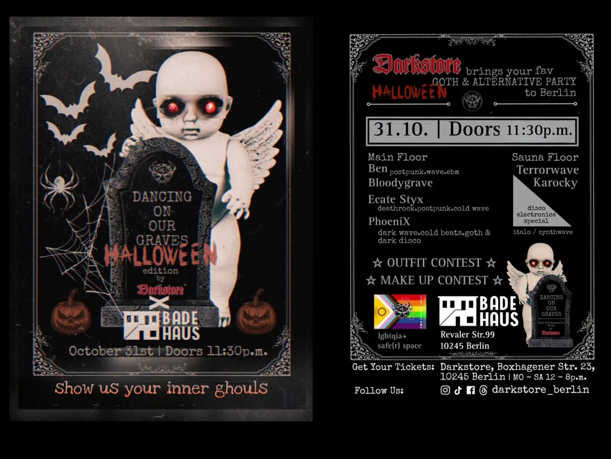 Flyer: Dancing on Our Graves – Halloween Special Flyer: Dancing on Our Graves – Halloween Special