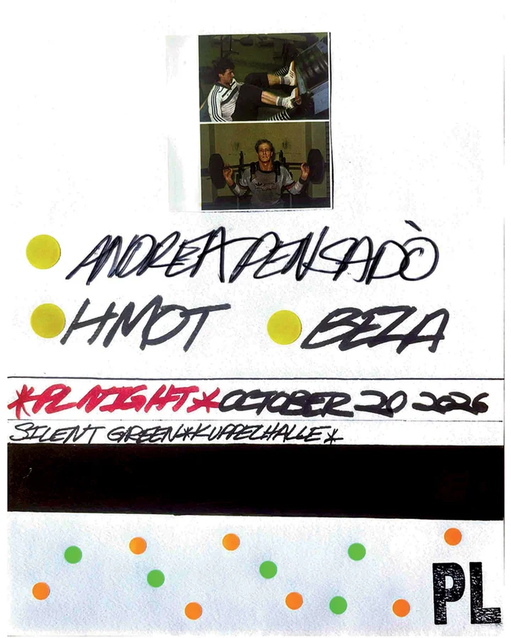 Flyer: Psychic Liberation Night: Andrea Pensado + HMOT + bela