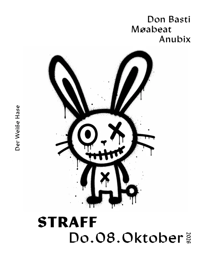 Flyer: STRAFF / Thursday Techno / 5€ until 1 AM Flyer: STRAFF / Thursday Techno / 5€ until 1 AM