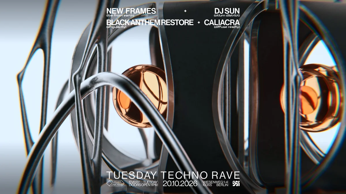 Flyer: ✦encore.une.fois✦ / TUESDAY TECHNO RAVE Flyer: ✦encore.une.fois✦ / TUESDAY TECHNO RAVE