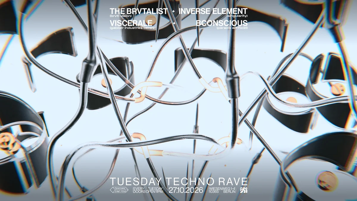 Flyer: ✦encore.une.fois✦ / TUESDAY TECHNO RAVE Flyer: ✦encore.une.fois✦ / TUESDAY TECHNO RAVE