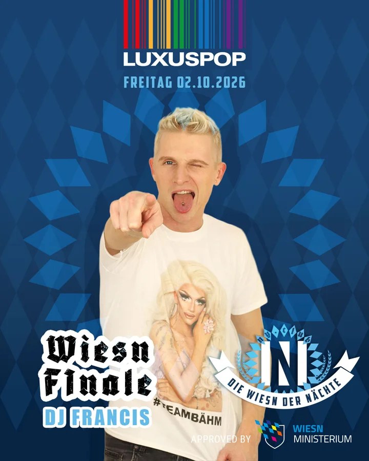 Flyer: Luxuspop Wiesn Finale Flyer: Luxuspop Wiesn Finale