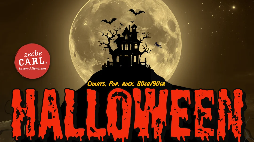 Flyer: HALLOWEEN PARTY 2026 /// ZECHE CARL /// ESSEN Flyer: HALLOWEEN PARTY 2026 /// ZECHE CARL /// ESSEN
