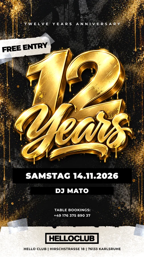 Flyer: 12 Years Flyer: 12 Years