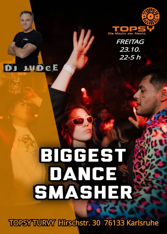 Flyer: BIGGEST DANCE SMASHER Flyer: BIGGEST DANCE SMASHER