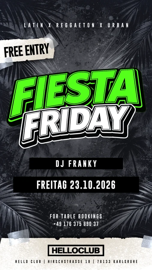 Flyer: Fiesta Friday Flyer: Fiesta Friday