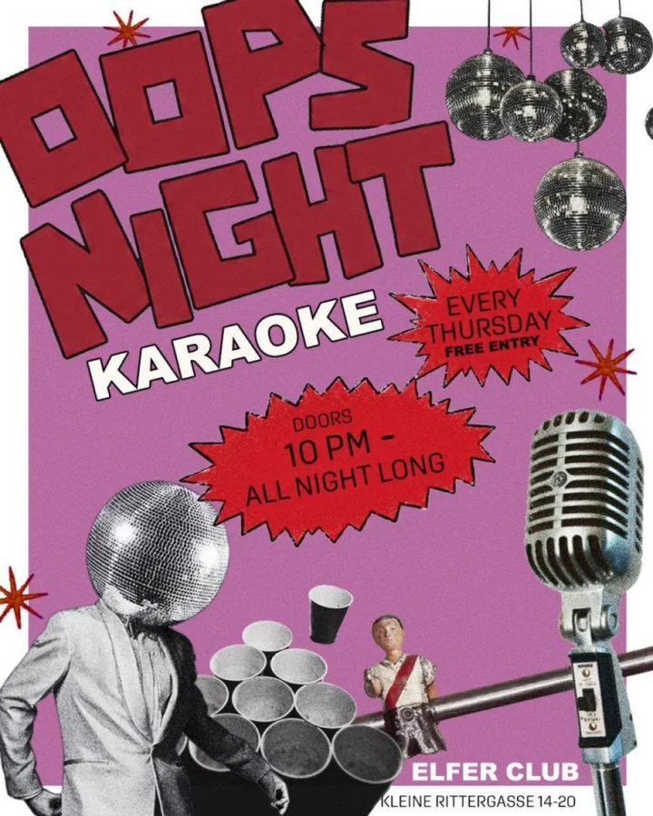 Flyer: OOPS NIGHT | KARAOKE <3 Flyer: OOPS NIGHT | KARAOKE <3