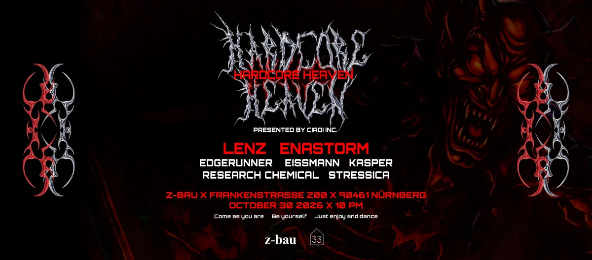 Flyer: Hardcore Heaven x Lenz & Enastorm