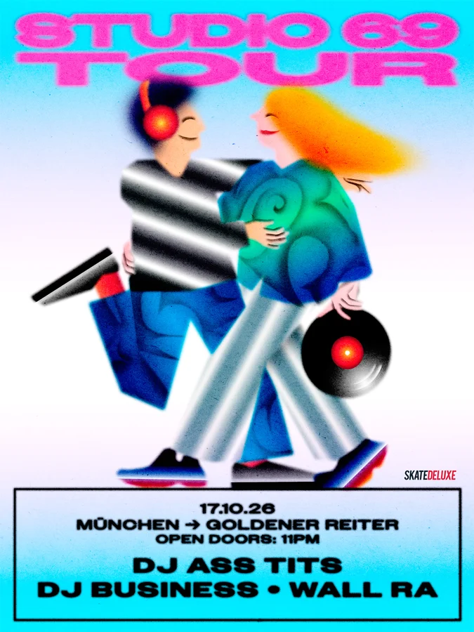 Flyer: STUDIO 69 w/ DJ ASS TITS, DJ BUSINESS, Wall Ra
