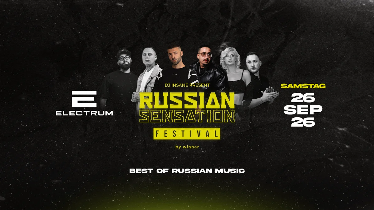 Flyer: Russian Sensation Festival Flyer: Russian Sensation Festival