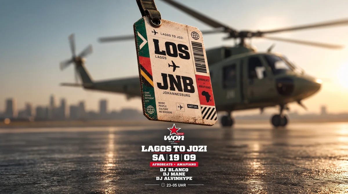 Flyer: LAGOS TO JOZI Flyer: LAGOS TO JOZI