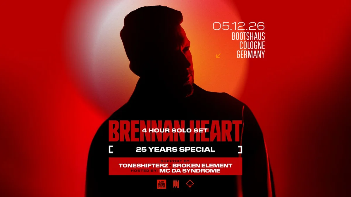 Flyer: BRENNAN HEART: 4 HOUR SOLO SET (25 YEARS SPECIAL)