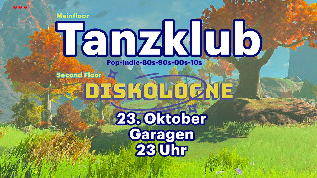 Flyer: TANZKLUB X DISKOLOGNE Flyer: TANZKLUB X DISKOLOGNE