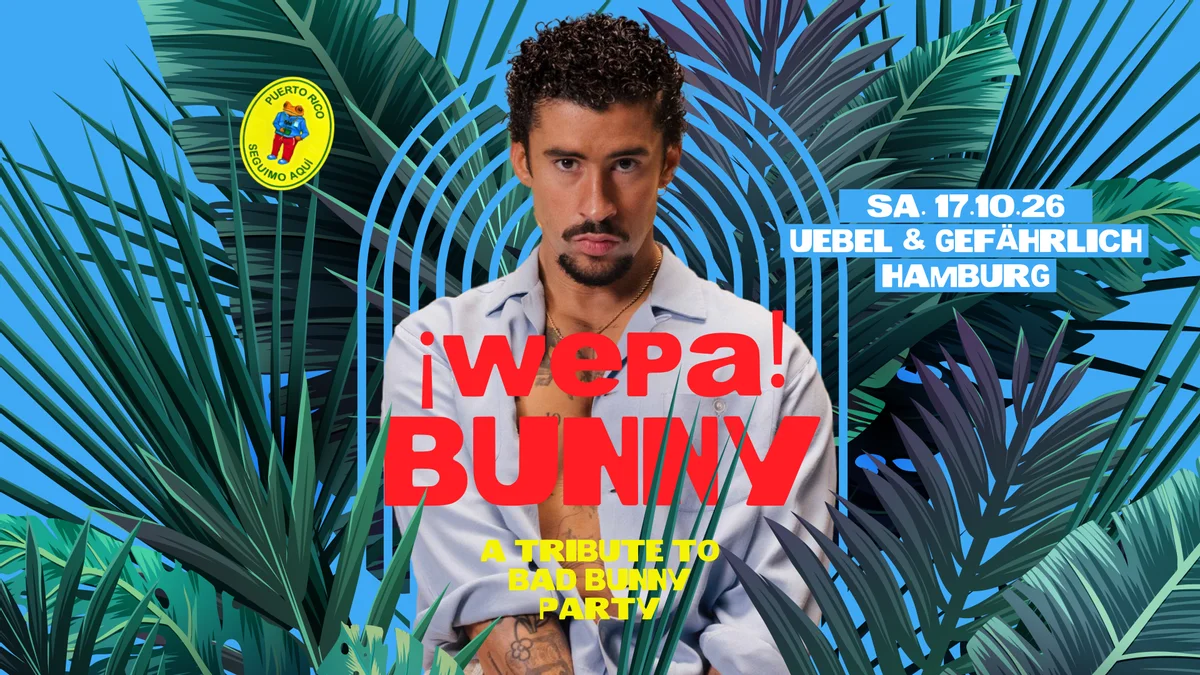 Flyer: BAD BUNNY TRIBUTE PARTY Flyer: BAD BUNNY TRIBUTE PARTY