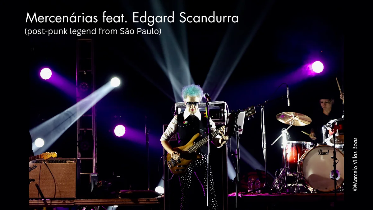 Flyer: MERCENÁRIAS FEAT. EDGARD SCANDURRA (IRA!) Flyer: MERCENÁRIAS FEAT. EDGARD SCANDURRA (IRA!)