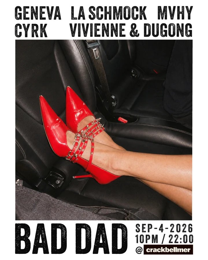Flyer: Bad Dad with CYRK, Geneva, Vivienne & Dugong Flyer: Bad Dad with CYRK, Geneva, Vivienne & Dugong