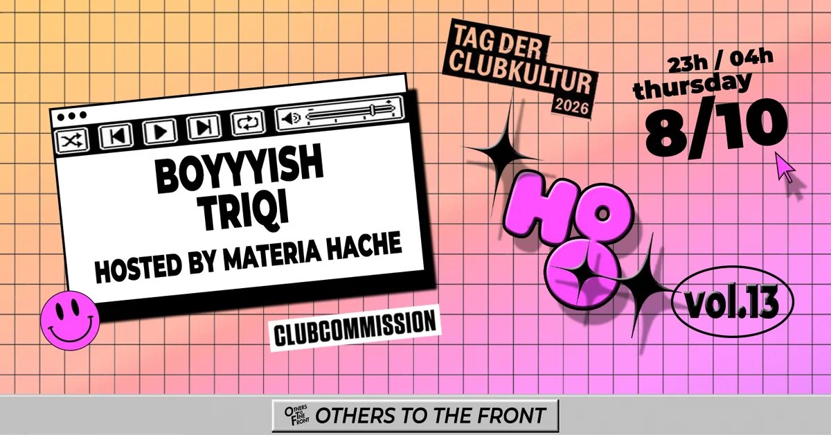 Flyer: TAG DER CLUBKULTUR 2026 - House of Others