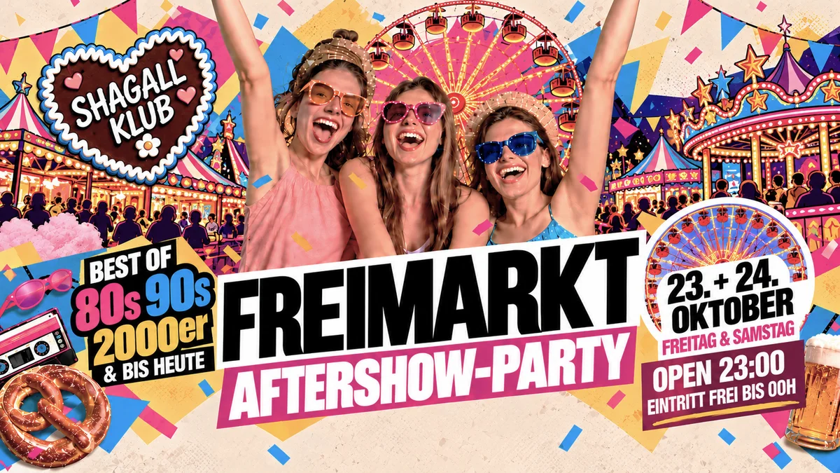 Flyer: FREIMARKT AFTERSHOW-PARTY Flyer: FREIMARKT AFTERSHOW-PARTY