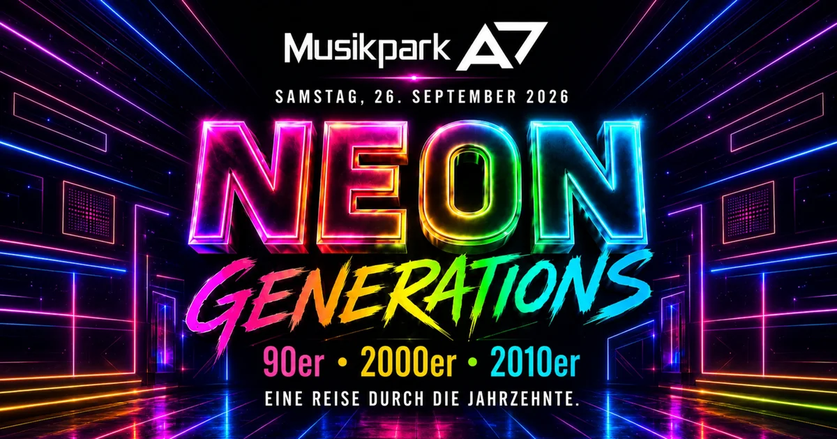 Flyer: NEON GENERATIONS Flyer: NEON GENERATIONS