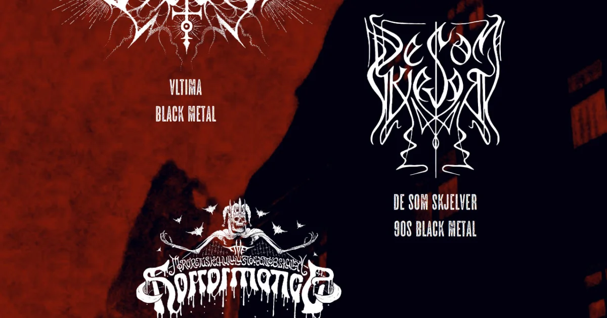 Flyer: VLTIMA - De Som Skjelver - Horrormance