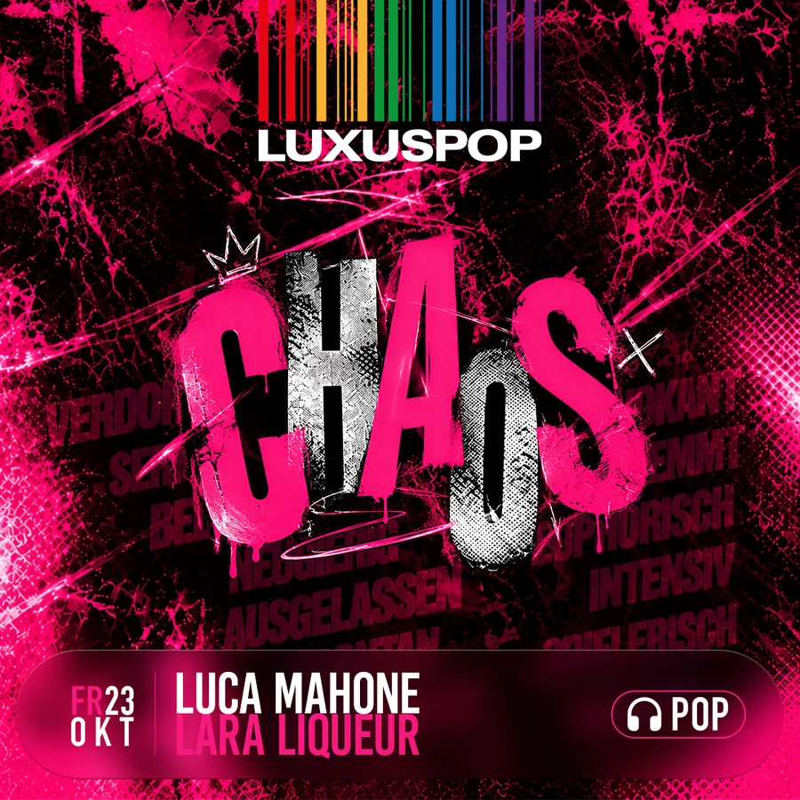 Flyer: Luxuspop Chaos Flyer: Luxuspop Chaos