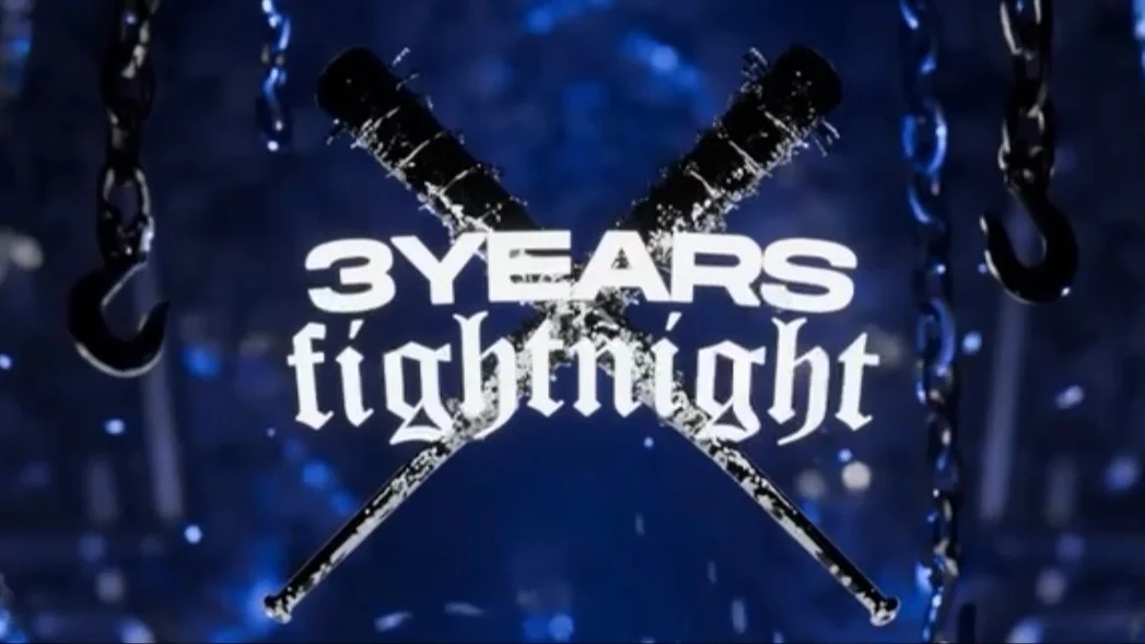 Flyer: 3 Years Fightnight w/Felix kröcher Flyer: 3 Years Fightnight w/Felix kröcher