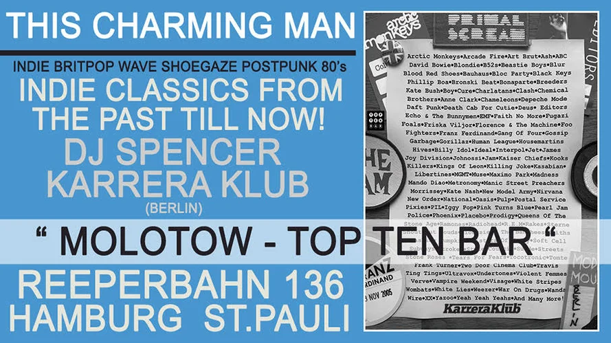 Flyer: THIS CHARMING MAN Indie Classics 1977-2017