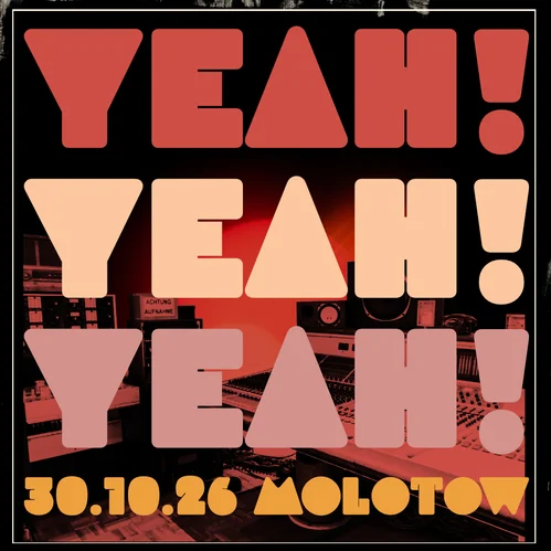 Flyer: YEAH! YEAH! YEAH! STUDIOS FESTIVAL ANGELS OF LIBRA (HH) + LOGANS CLOSE (UK) + PHILIP BRADATSCH (MUC)