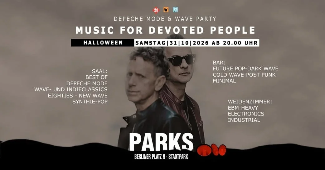 Flyer: MUSIC FOR DEVOTED PEOPLE - Depeche Mode & Wave Party