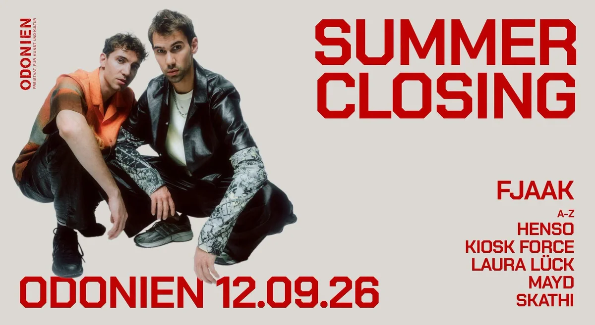 Flyer: Summer Closing w/ FJAAK Flyer: Summer Closing w/ FJAAK