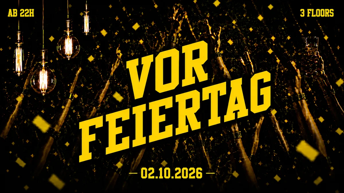 Flyer: VORFEIERTAGS PARTY