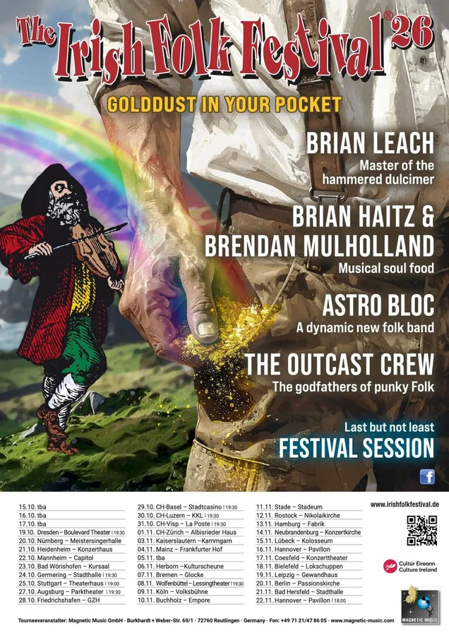 Flyer: The Irish Folk Festival Gold dust in your Pocket