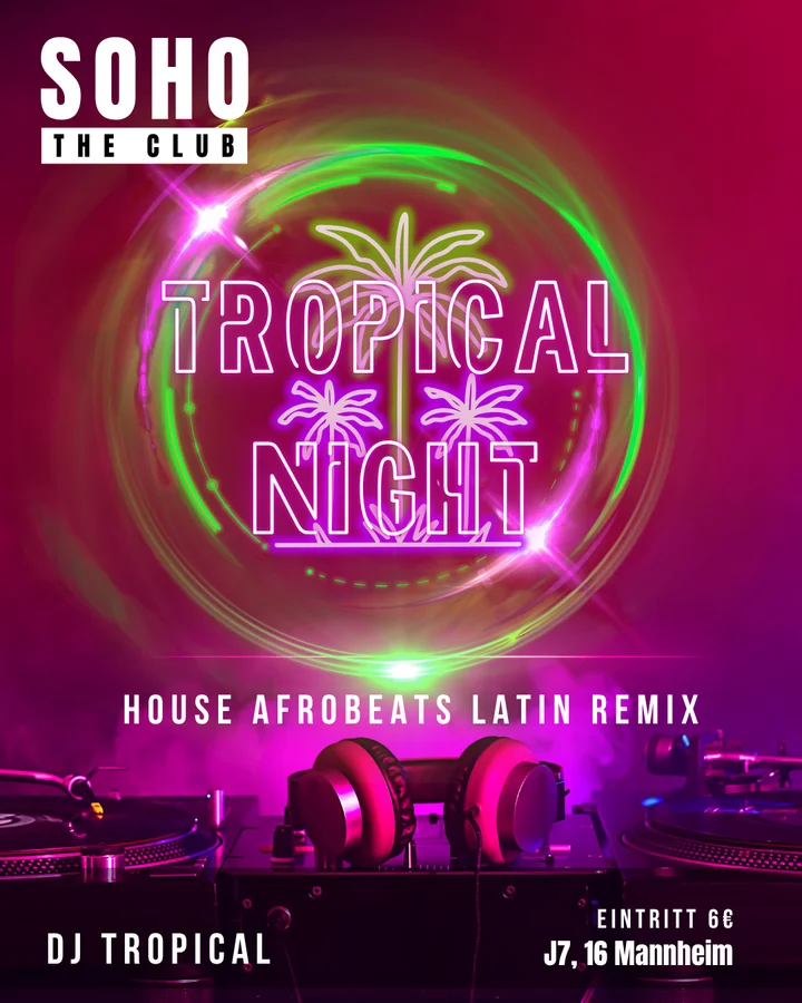 Flyer: Tropical Night Flyer: Tropical Night