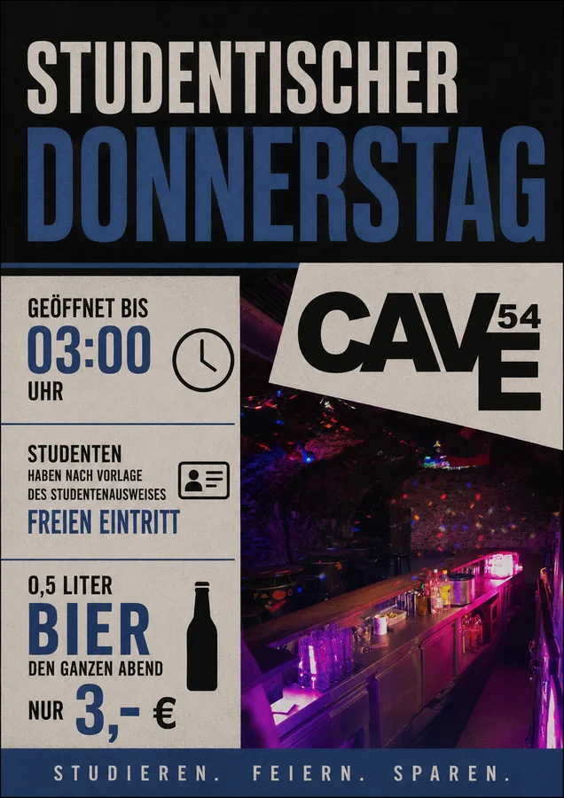 Flyer: Studentischer Donnerstag Flyer: Studentischer Donnerstag