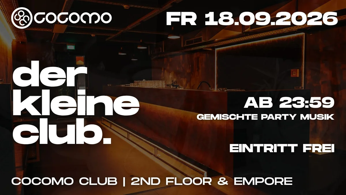 Flyer: der kleine club - pop up event