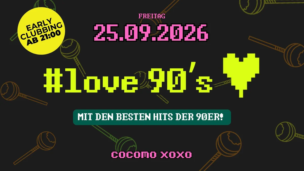Flyer: #love90's Flyer: #love90's