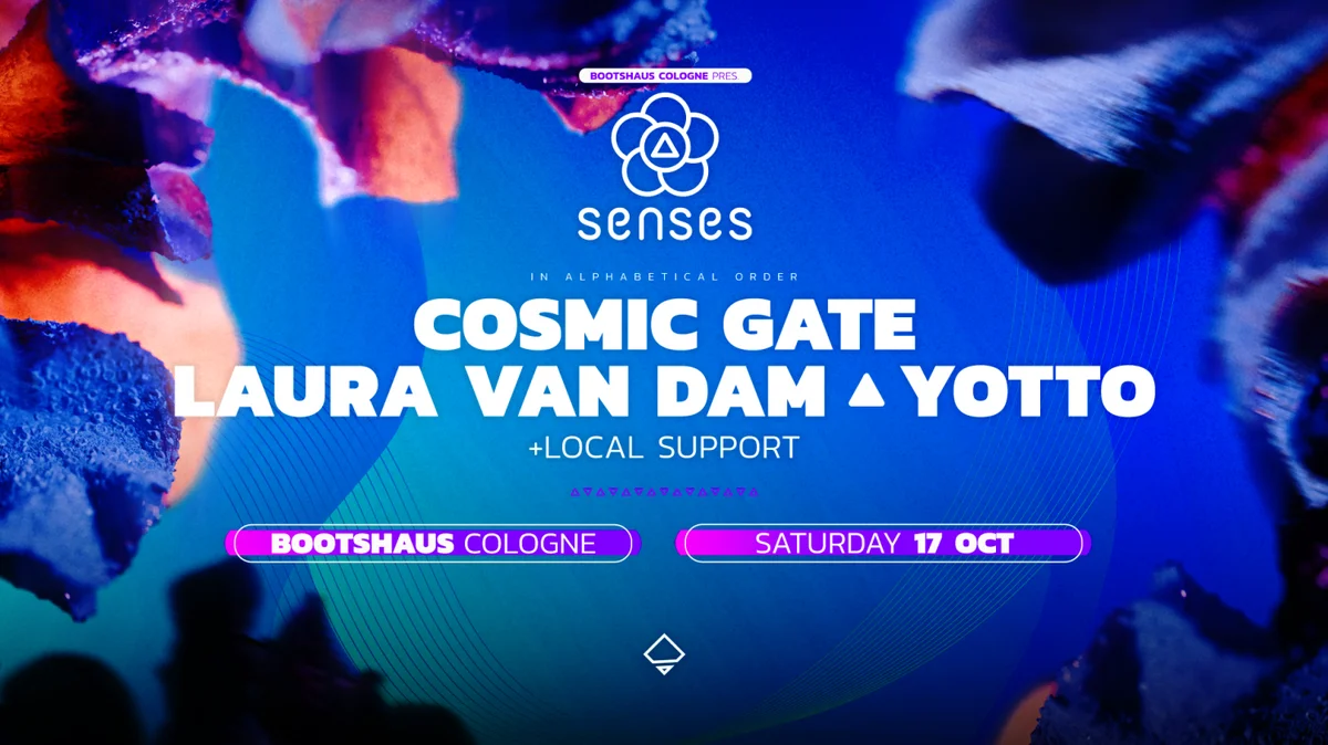 Flyer: Cosmic Gate pres by Bootshaus & Senses! Flyer: Cosmic Gate pres by Bootshaus & Senses!