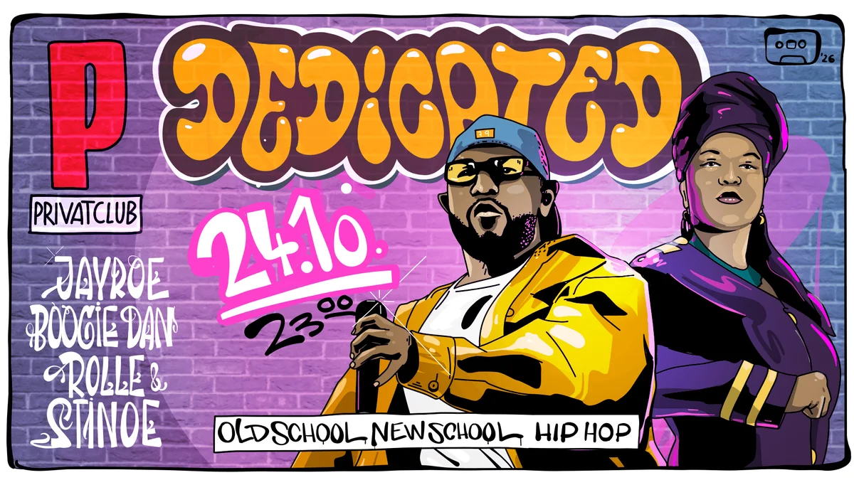 Flyer: Dedicated - Djs: Boogie Dan, Jayroe, Rolle & Stinoe Flyer: Dedicated - Djs: Boogie Dan, Jayroe, Rolle & Stinoe