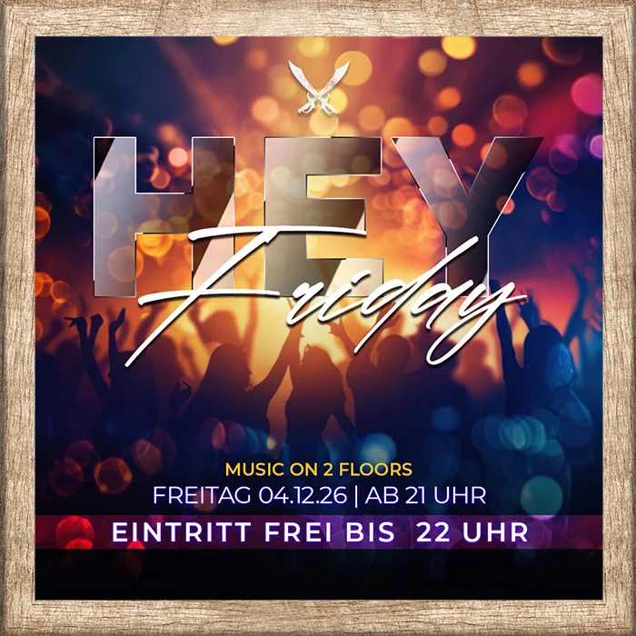 Flyer: HEY FRIDAY x HEY DJ Flyer: HEY FRIDAY x HEY DJ