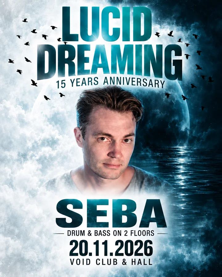 Flyer: LUCID DREAMING - 15 YEARS ANNIVERSARY Flyer: LUCID DREAMING - 15 YEARS ANNIVERSARY