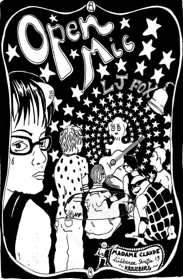 Flyer: Open Mic L. J. Fox + Ængellll (DJ-Set) Flyer: Open Mic L. J. Fox + Ængellll (DJ-Set)