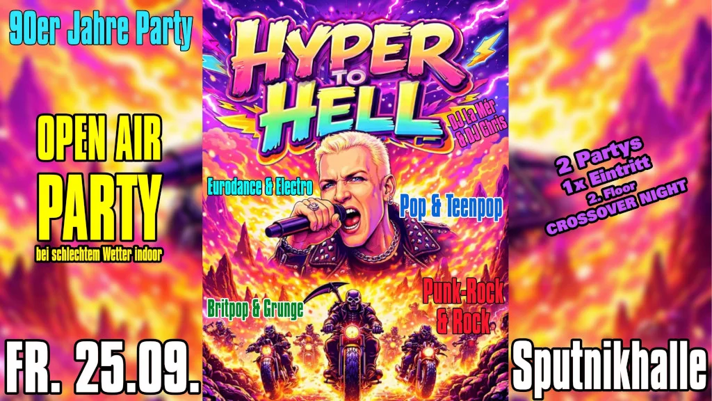 Flyer: Hyper to Hell Flyer: Hyper to Hell