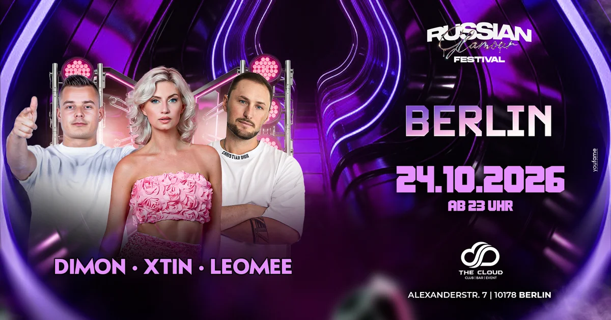 Flyer: RUSSIAN GLAMOUR FESTIVAL Flyer: RUSSIAN GLAMOUR FESTIVAL