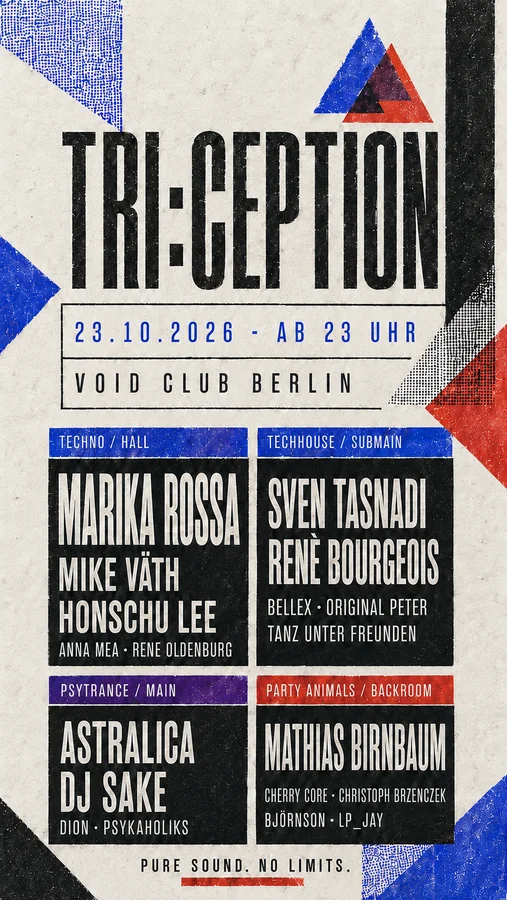 Flyer: TRI:CEPTION ON 4 FLOORS Flyer: TRI:CEPTION ON 4 FLOORS