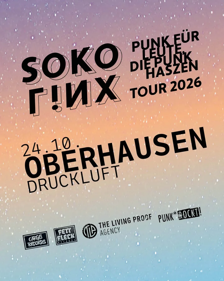 Flyer: SOKO LiNX | PUNK FÜR LEUTE, DIE PUNK HASZEN - TOUR 2026