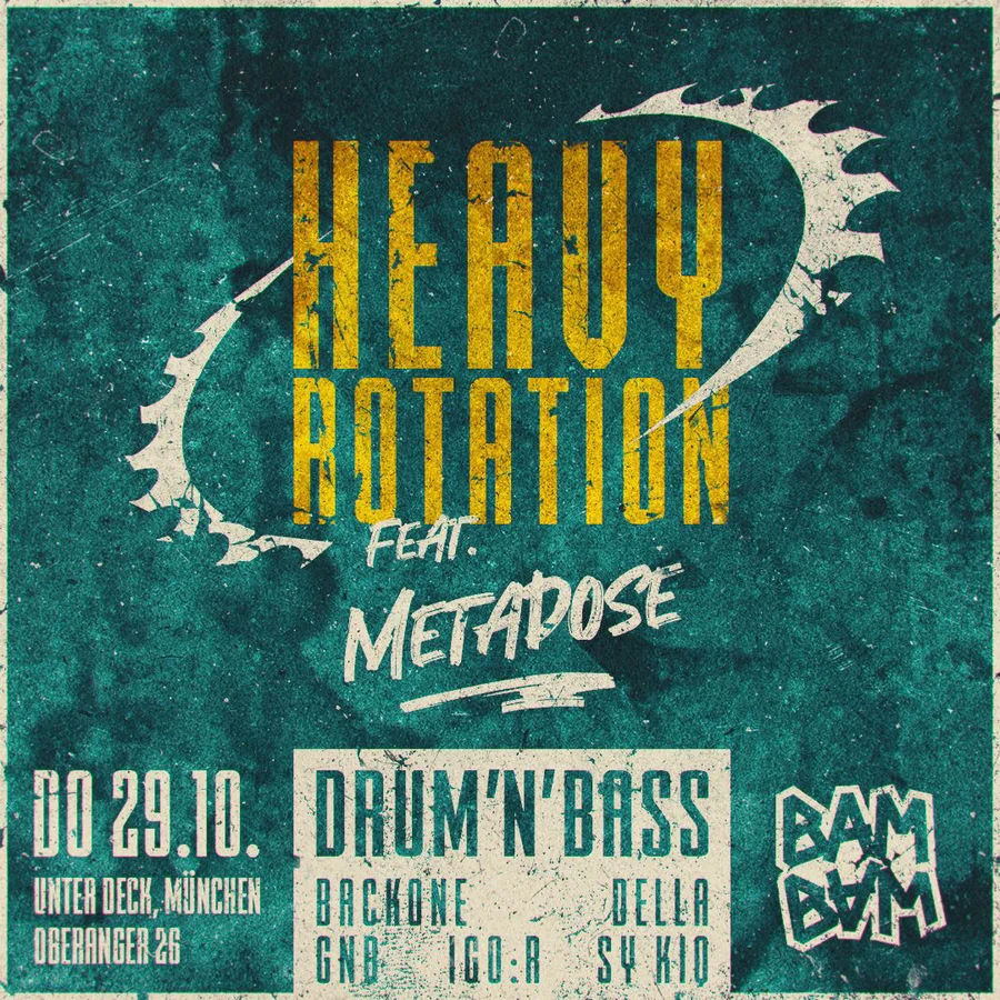 Flyer: Heavy Rotation #21 with metadose Flyer: Heavy Rotation #21 with metadose
