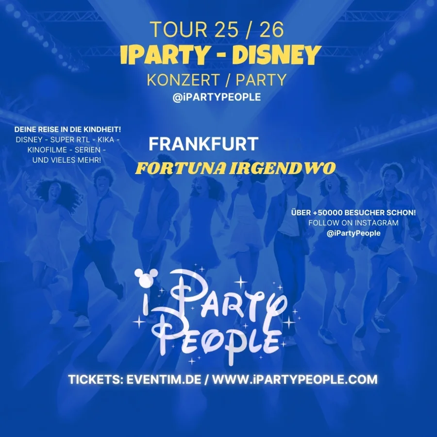 Flyer: iPartyPeople Frankfurt Disney Party Flyer: iPartyPeople Frankfurt Disney Party