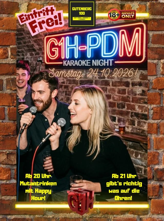 Flyer: Karaoke am Samstag! Flyer: Karaoke am Samstag!